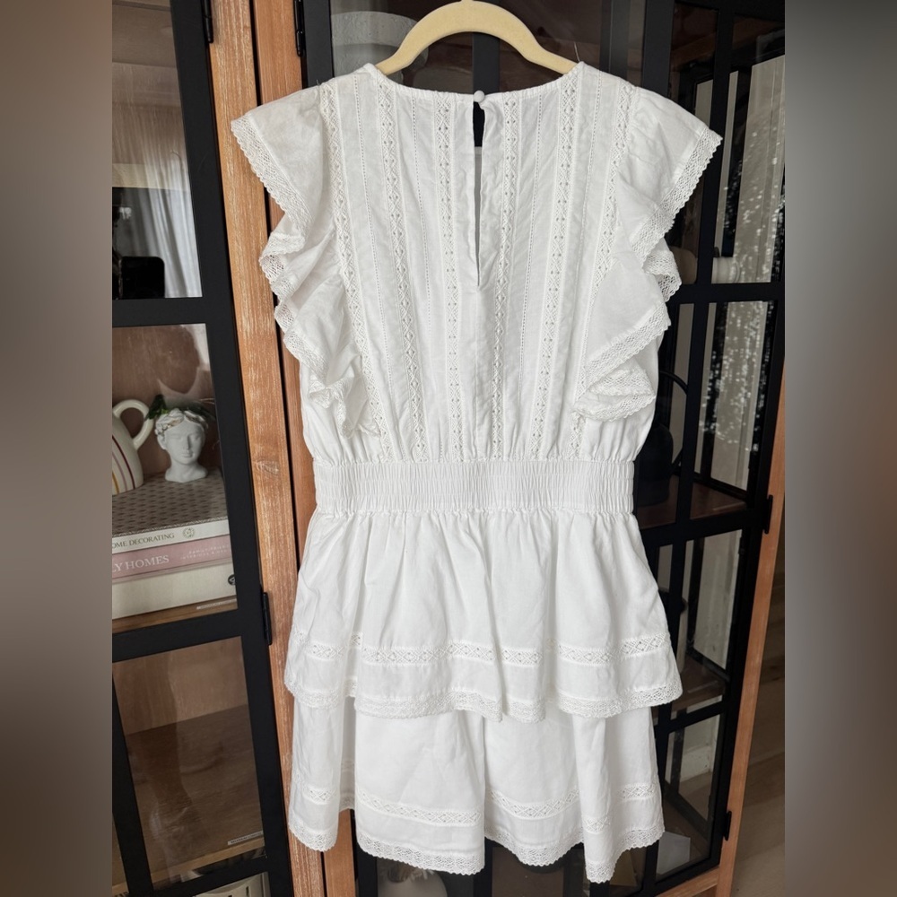 Chelsea & Violet White Ruffled Mini Dress - Picture 4 of 10